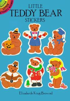 Paperback Little Teddy Bear Stickers (Dover Little Activity Books Stickers) Book