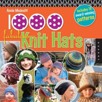 Paperback 1,000 Fabulous Knit Hats [With Pattern(s)] Book