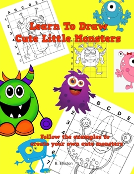 Paperback Learn to Draw Cute Monsters Book