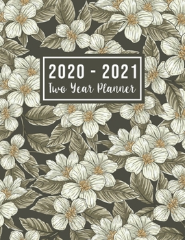 Paperback 2020-2021 Two Year Planner: 2020-2021 monthly planner full size - Monthly Schedule Organizer - Agenda Planner For The Next Two Years, 24 Months Ca Book