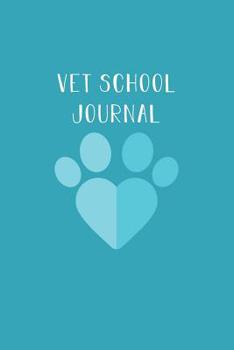 Paperback Vet School Journal: Veterinarian Student Notebook Journal With Graphics On Each Page Book