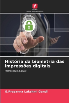 Paperback História da biometria das impressões digitais [Portuguese] Book