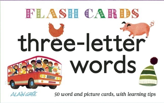 Misc. Three-Letter Words - Flash Cards Book