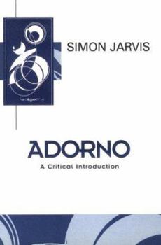 Paperback Adorno: A Critical Introduction Book