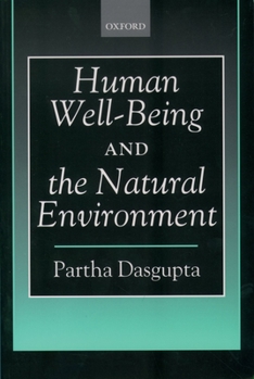 Paperback Human Well-Being and the Natural Environment Book