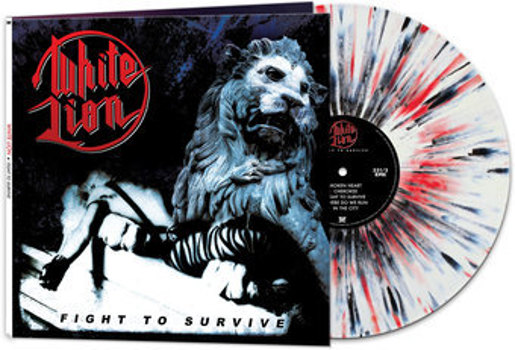 Vinyl Fight To Survive   White/Black/Red Splat Book