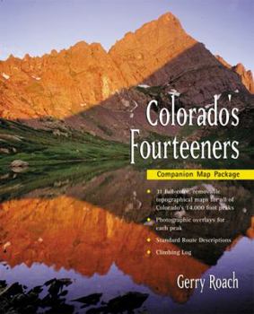 Paperback Colorado's Fourteeners Map Pack Book