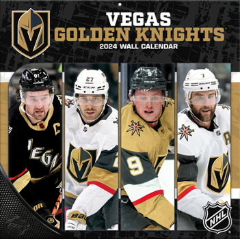 Calendar Vegas Golden Knights 2024 12x12 Team Wall Calendar Book
