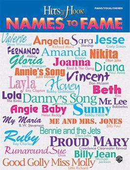 Paperback Hits with a Hook: Names to Fame (Piano/Vocal/Chords) Book