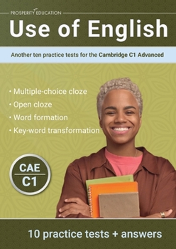 Paperback Use of English: Another ten practice tests for the Cambridge C1 Advanced Book