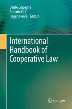 Hardcover International Handbook of Cooperative Law Book