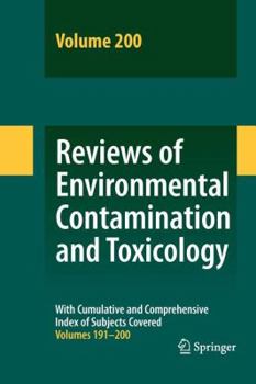 Paperback Reviews of Environmental Contamination and Toxicology 200 Book
