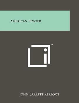 Paperback American Pewter Book