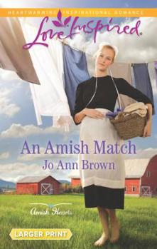 Mass Market Paperback An Amish Match [Large Print] Book