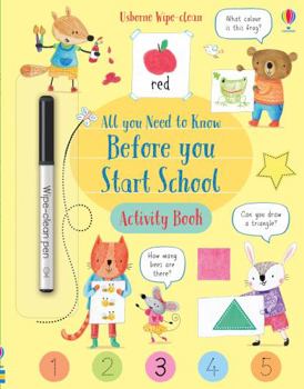 Paperback Wipe-Clean Need Know Before Start School Book