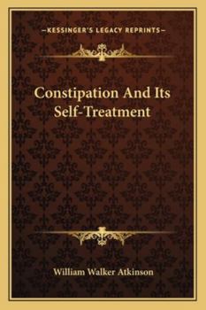 Paperback Constipation And Its Self-Treatment Book