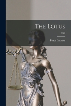 Paperback The Lotus; 1923 Book