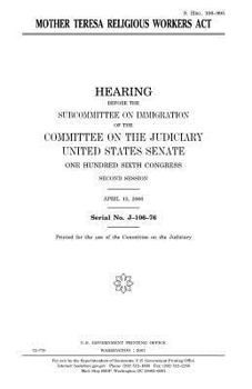 Mother Teresa Religious Workers Act