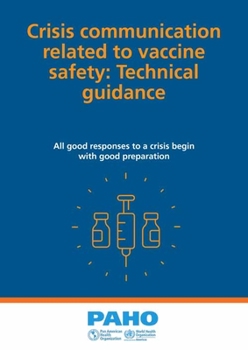 Paperback Crisis Communication Related to Vaccine Safety: Technical Guidance Book