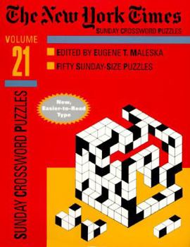 Paperback New York Times Sunday Crossword Puzzles, Volume 21 Book