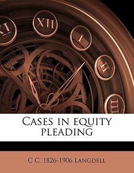 Paperback Cases in equity pleading Book