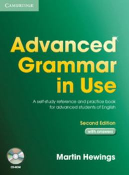 Paperback Advanced Grammar in Use [With CDROM] Book
