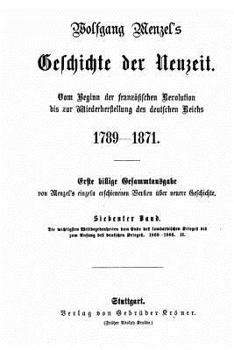 Paperback Geschichte der Neuzeit, Vom Beginn der Französischen Revolution Bis Zur Wiederherstellung des Deutschen Reichs [German] Book