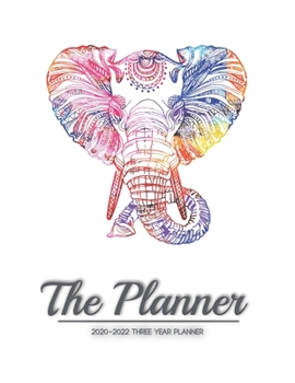 Paperback The Planner 2020-2022 three year planner: Personal Planners Daily Weekly And Monthly Calendar Schedule agenda Organizer and Journal pocket list Notebo Book