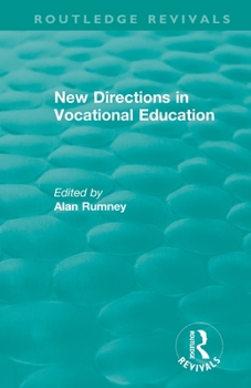 Paperback New Directions in Vocational Education Book