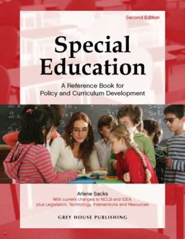 Hardcover Special Education: A Reference Book for Policy & Curriculum Development Book