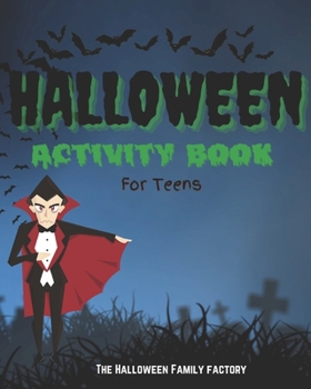 Paperback Spooky Halloween Activity Book: For Teens Book