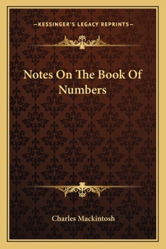 Paperback Notes On The Book Of Numbers Book