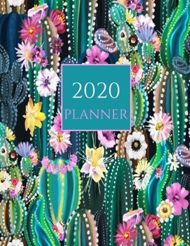 2020 Planner: Vibrant Cactus Watercolor 2020 Organizer; Monthly and Weekly 2020 Planner Journal (Planners & Organizers)