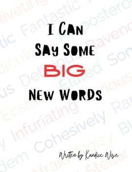 Paperback I Can Say Some Big New Words Book