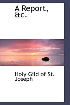 Paperback A Report, &C. Book