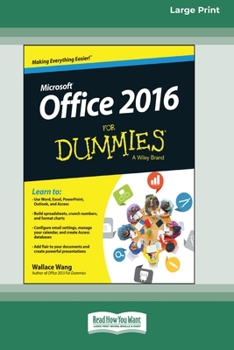 Paperback Office 2016 [Standard Large Print 16 Pt Edition] Book
