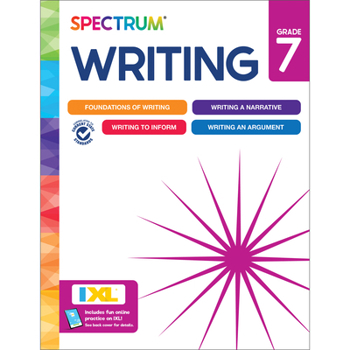 Paperback Spectrum Writing Workbook, Grade 7 Book