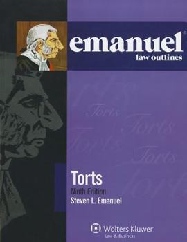Paperback Torts (Emanual Law Outlines) Book