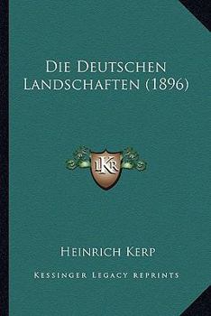 Paperback Die Deutschen Landschaften (1896) [German] Book