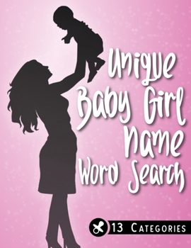 Paperback Unique Baby Girl Name Word Search Book