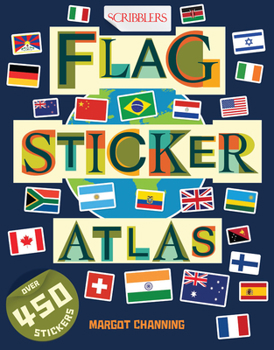 Paperback Flag Sticker Atlas Book