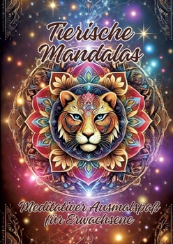Tierische Mandalas: Meditativer Ausmalspaß für Erwachsene (German Edition)