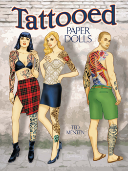 Paperback Tattooed Paper Dolls Book