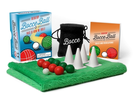 Paperback Desktop Bocce Ball: This Is How We Roll! [With Mini Book] Book