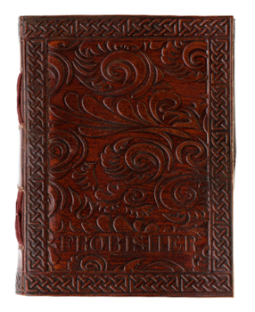 Leather Bound Fiddlehead Leather Journal Medium Book