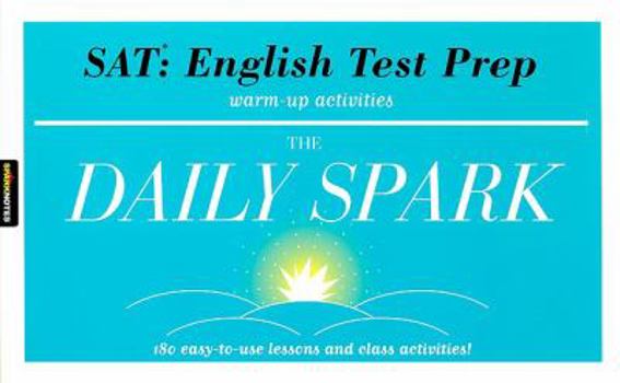 Paperback The Daily Spark SAT: English Test Prep Book