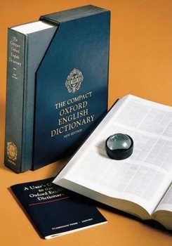 Hardcover The Compact Oxford English Dictionary Book