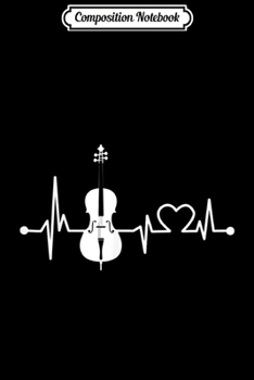 Paperback Composition Notebook: Cello Heartbeat Funny Love For Music Orchestra Cool Gift Journal/Notebook Blank Lined Ruled 6x9 100 Pages Book