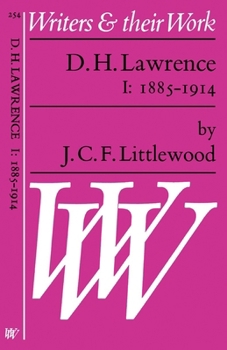 Paperback D. H. Lawrence 1: 1885-1914 Book