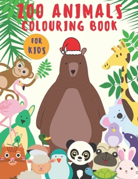 Paperback Zoo Animals Colouring Book: for Kids (Great Gift for Boys & Girls) Book